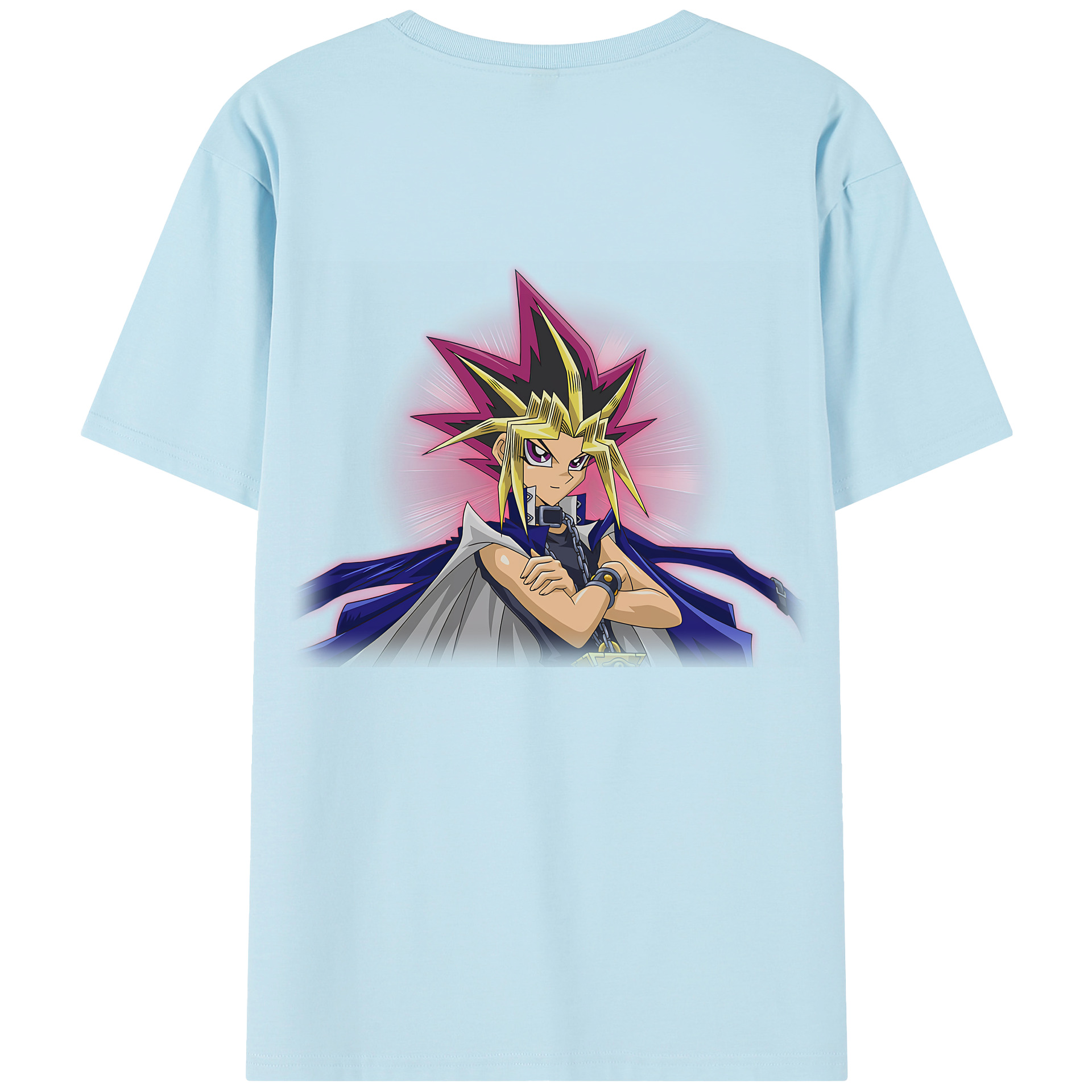 （画像用） 遊☆戯☆王 Yu-Gi-Oh! 綿100％半袖Tシャツ（背面プリント）